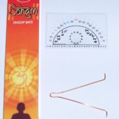 Ansă din cupru cu bețișoare parfumate pentru purificare și raportor - zodii europene