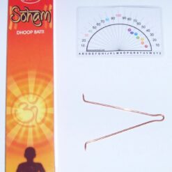 Ansă din cupru cu bețișoare parfumate pentru purificare și raportor - zodii europene