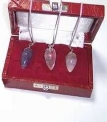 Set de trei pendule magice din cristal