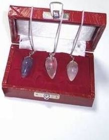 Set de trei pendule magice din cristal