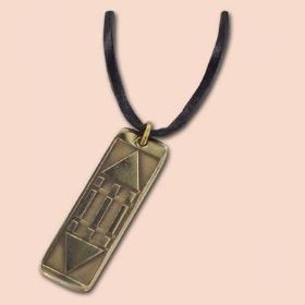 Pandantiv din alama cu simbolul Luxor / Atlantida