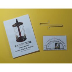 Ansa radiestezica dubla din metal argintiu cu raportor clasic si brosura explicativa - romana Ansa radiestezica dubla din metal argintiu cu raportor clasic si brosura explicativa - romana