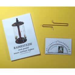 Ansa radiestezica dubla din cupru cu raportor clasic si brosura explicativa - romana Ansa radiestezica dubla din cupru cu raportor clasic si brosura explicativa - romana