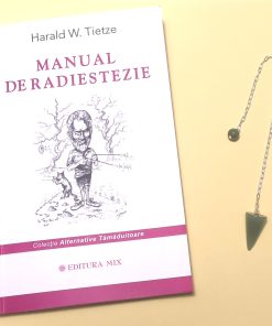 Set compus din cartea Manual de radiestezie si pendul din cristal de aventurin